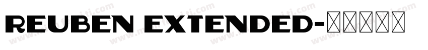 Reuben Extended字体转换
